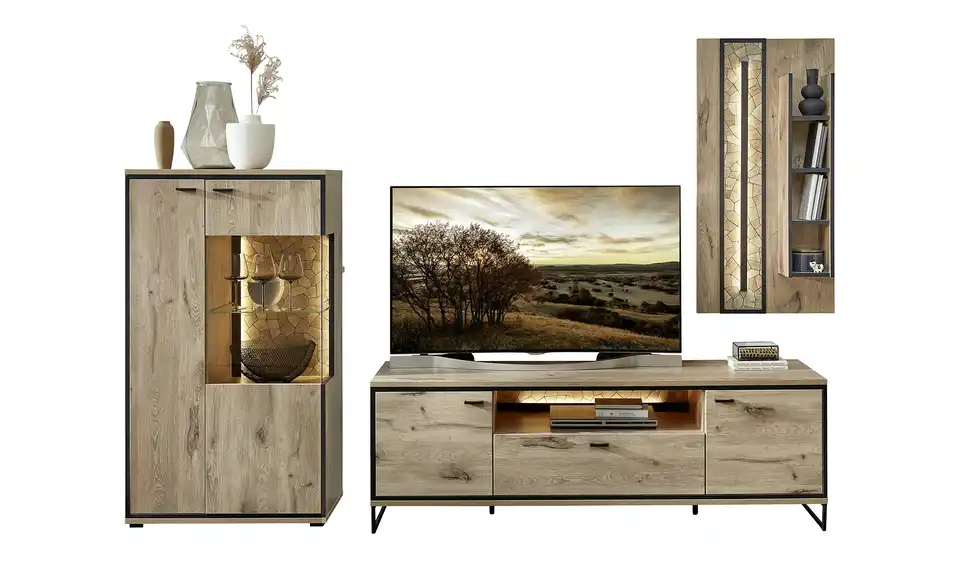 uno Wohnkombination Ruben, Frontansicht