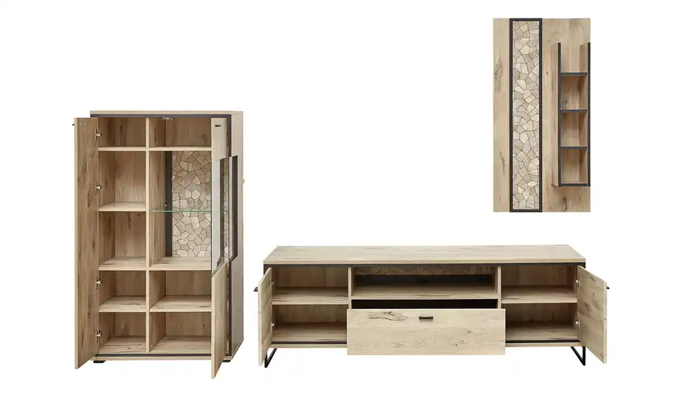 uno Wohnkombination Ruben, geöffnet