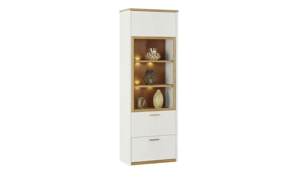Wohnwert Vitrine Libro Plus, Beleuchtet