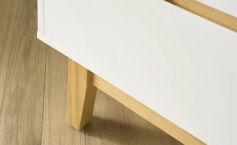 Kommode BRESCIA Weiß / Kiefer Natur