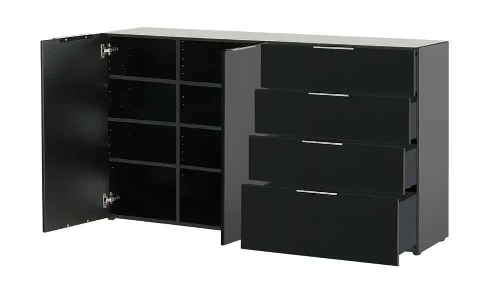 uno Sideboard Levi Schwarz Möbel Höffner