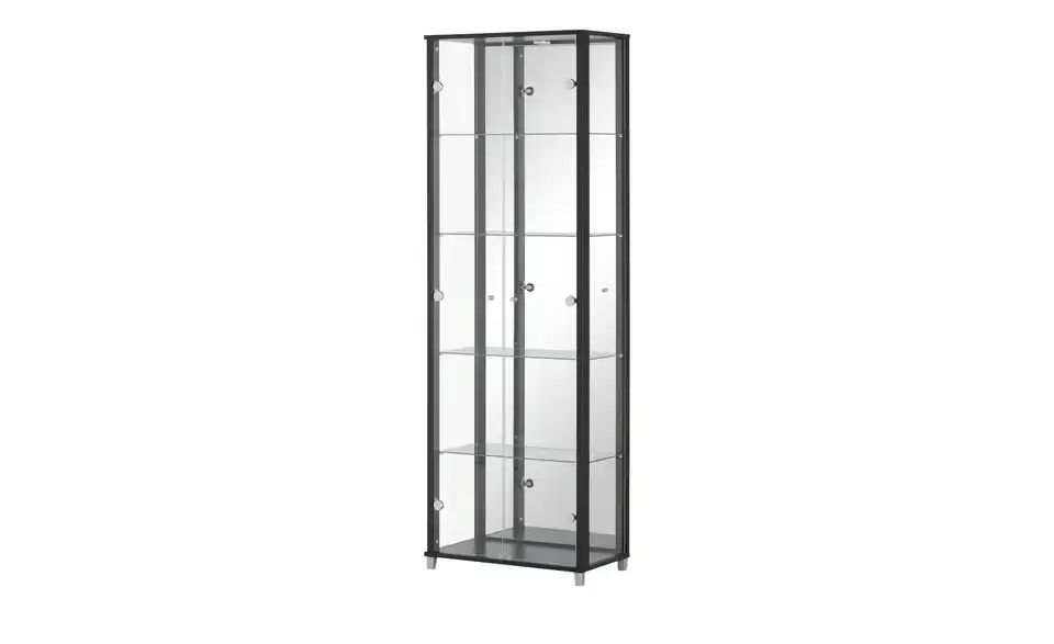 Vitrine CRISTAL Schwarzbraun