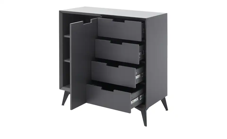 Highboard Netro, geöffnet