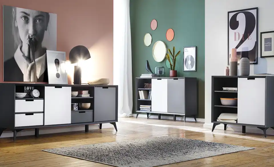 Highboard Netro, in Wohnsituation