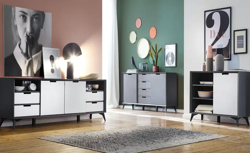 Highboard Netro, in Wohnsituation