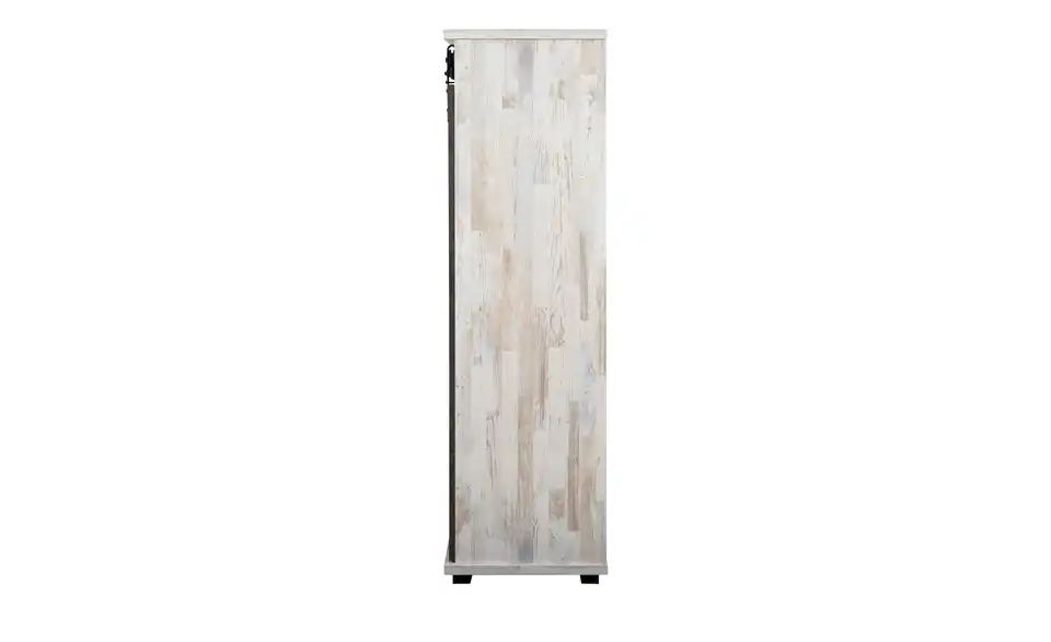 Highboard SEVISIO Kiefer Weiß / Metall verwittert - Highboard SEVISIO - Holz foliert