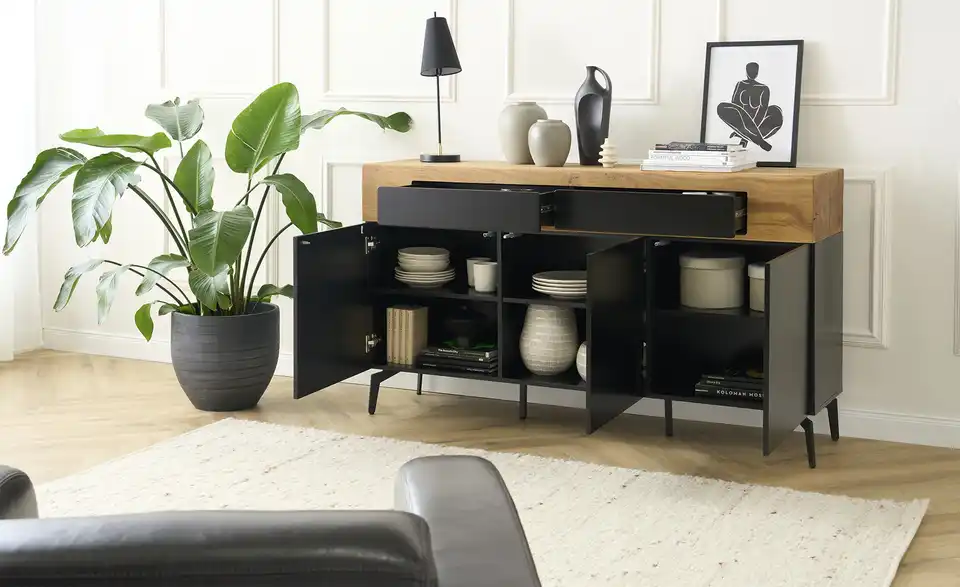 Sideboard Enego, geöffnet