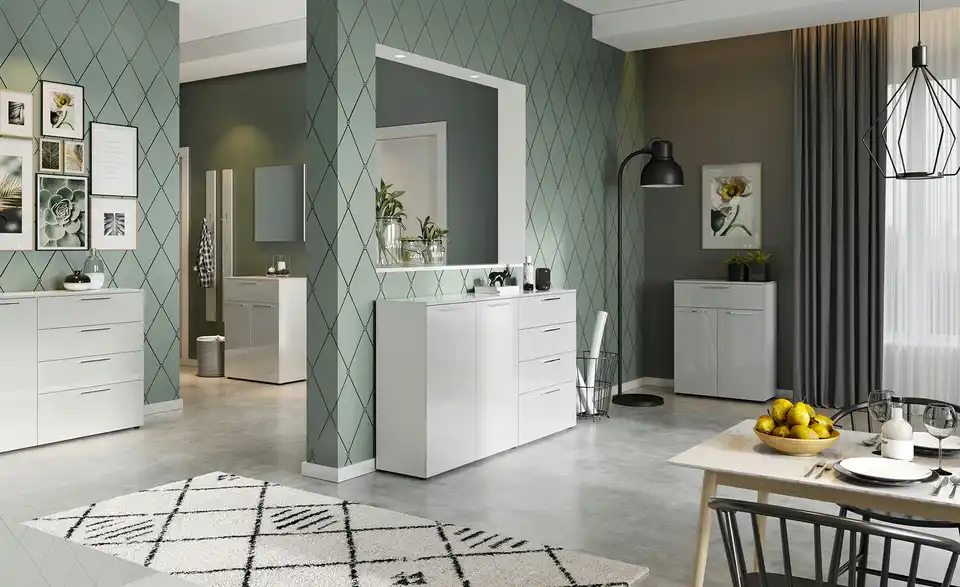 uno Sideboard Glossy, in Wohnsituation