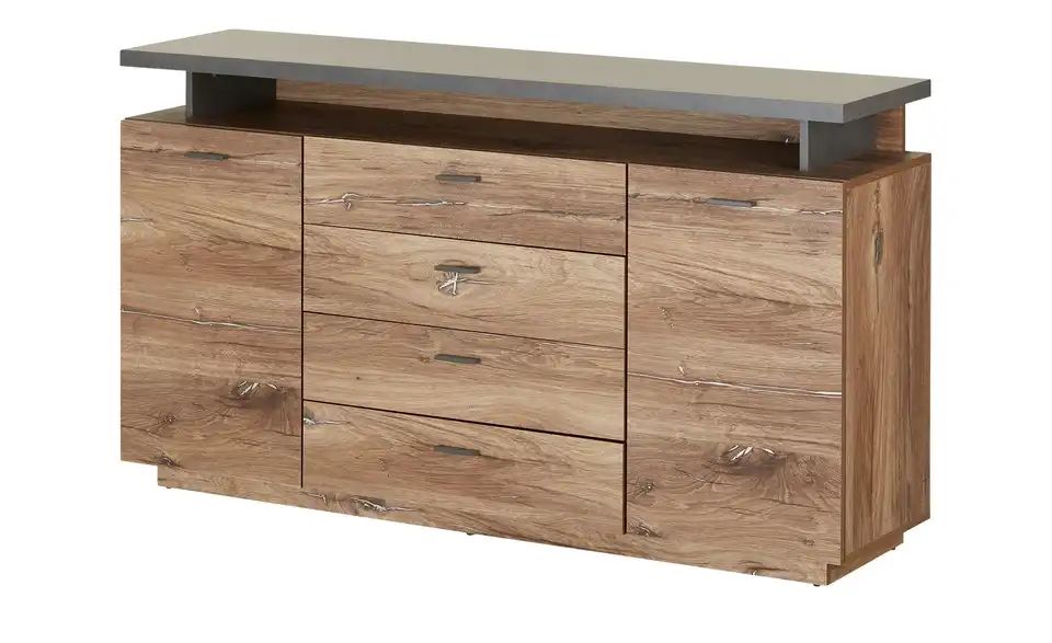 Sideboard KAMMA Flagstaff Eiche / Matera Grau