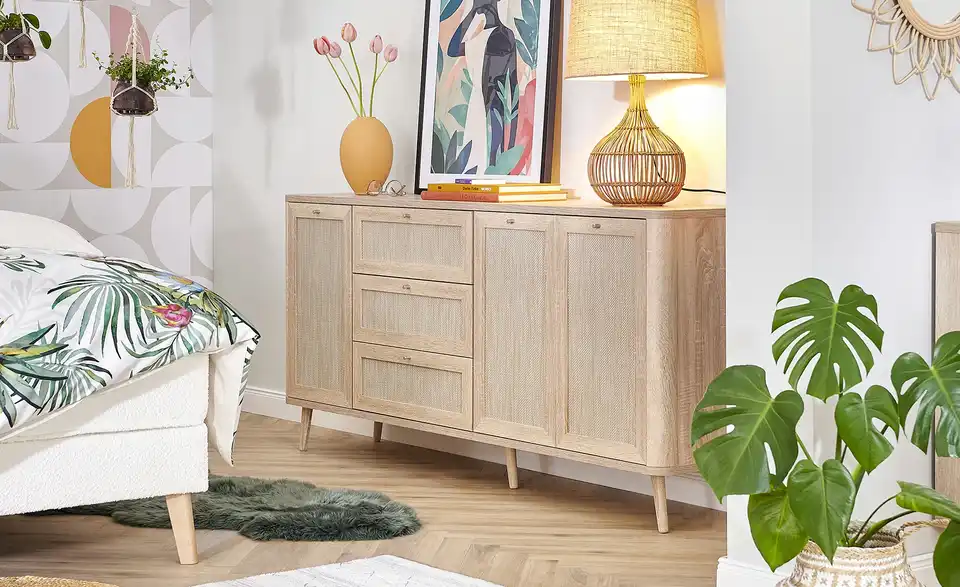 Roomers Sideboard Rafia Premium, in Wohnsituation