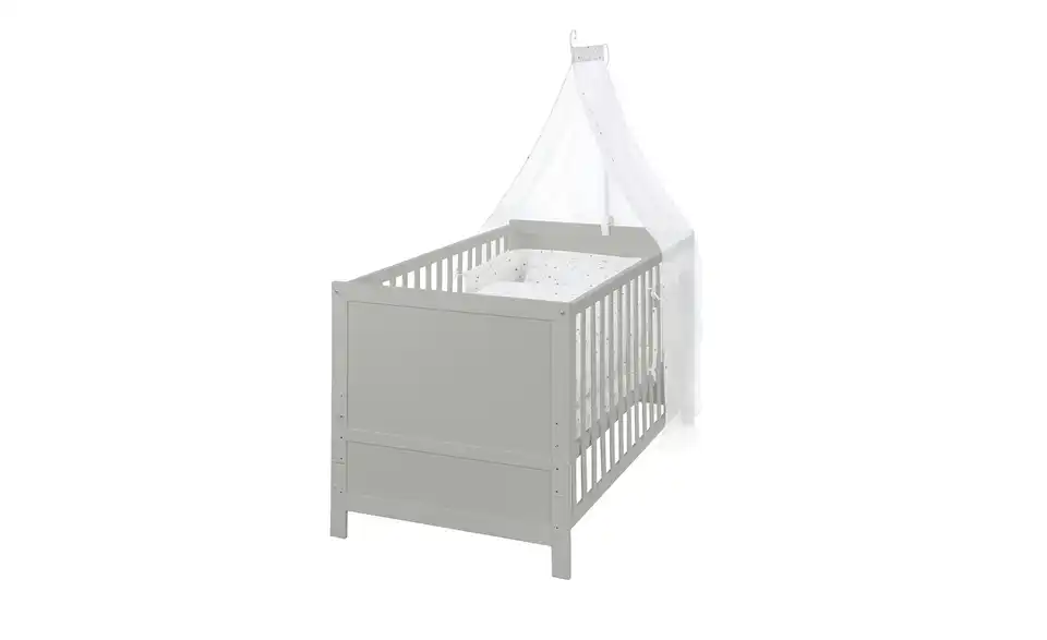 Roba Komplettbettset Sternenzauber grau, Frontansicht