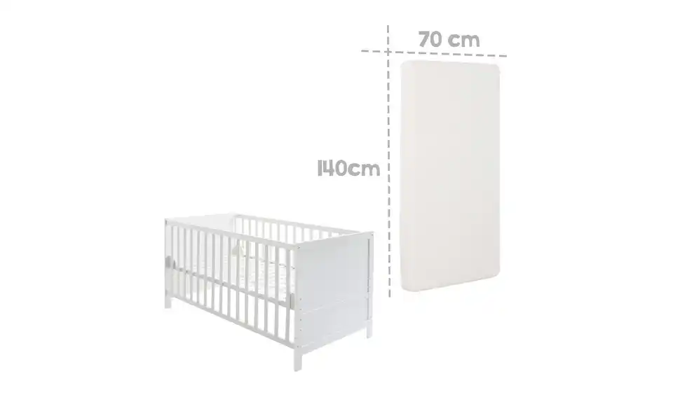 Roba Komplettbettset Sternenzauber grau, Stoffstruktur