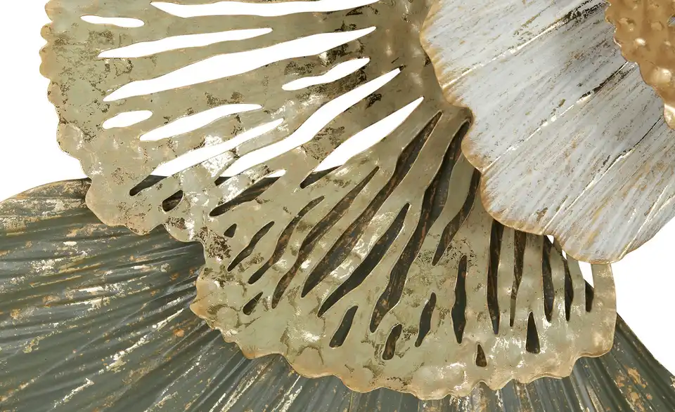 Wanddekoration Blume, Detailansicht