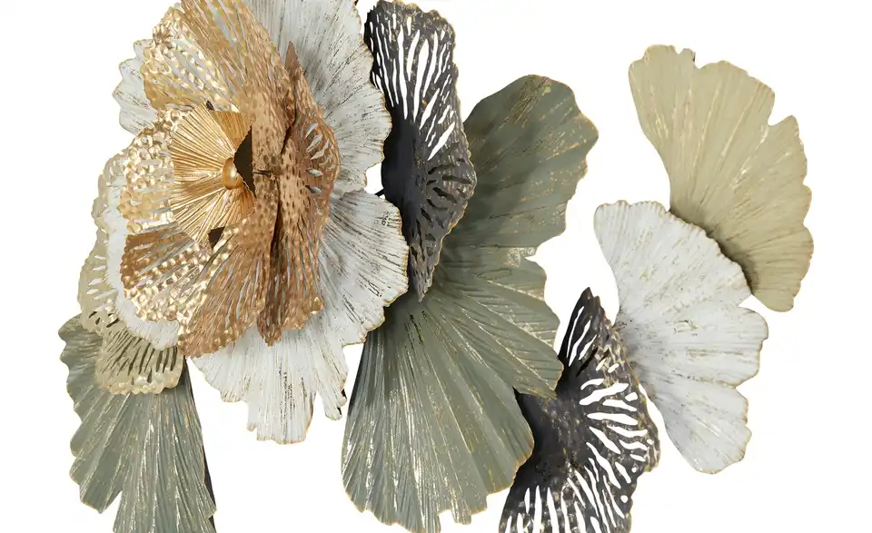 Wanddekoration Blume, Detailansicht