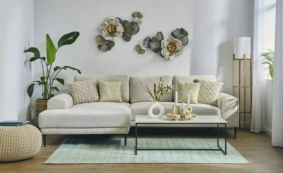 Wanddekoration Blume, in Wohnsituation