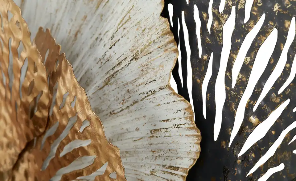 Wanddekoration Blume, Detailansicht