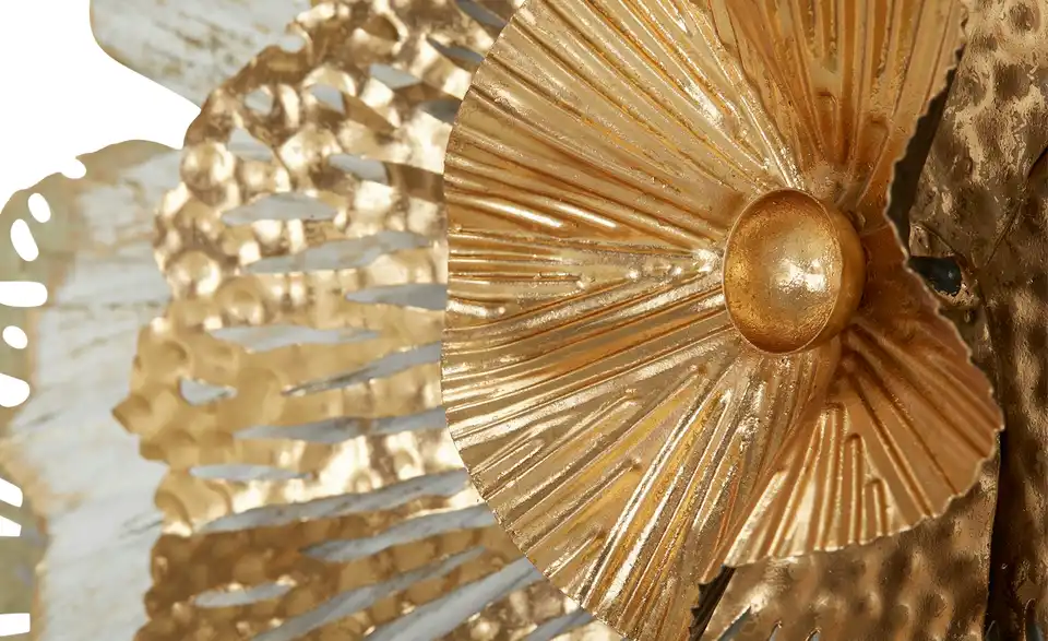 Wanddekoration Blume, Detailansicht