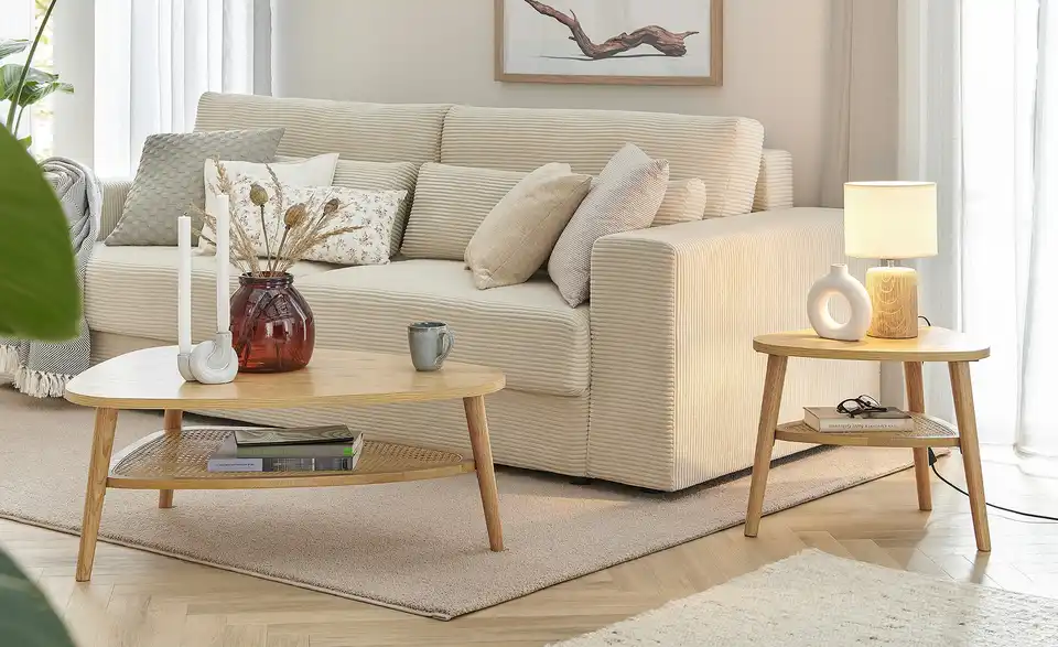 2er Kerzenhalter Knoten, in Wohnsituation