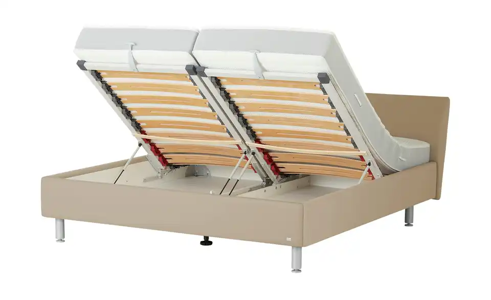 RUF Polsterbett Casa mit Bettkasten, Funktionsansicht