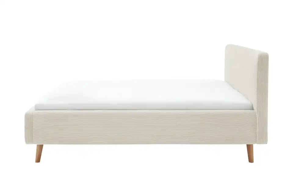 Polsterbett Mattis mit Cordbezug, Profilansicht