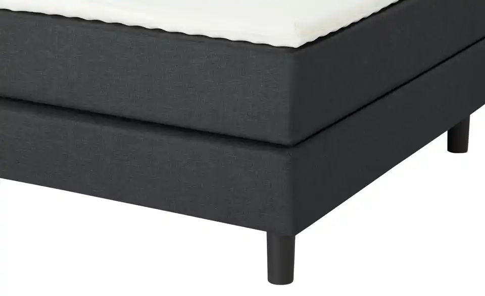 Boxspringbett CISANO - Schwarz