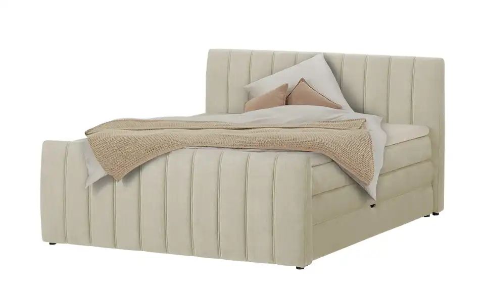 Boxspringbett - mit Bettkasten CARINA Beige von SWITCH