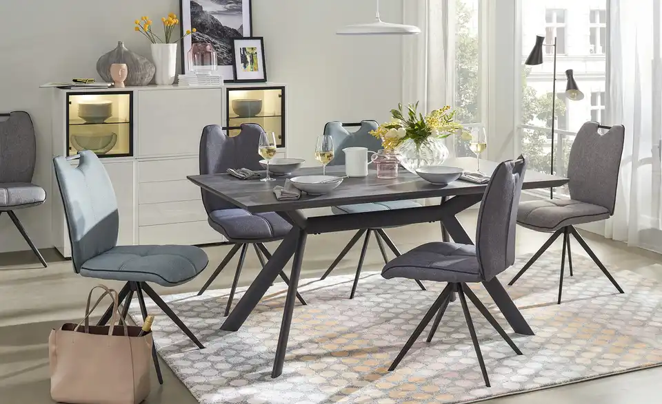 uno Esstisch Jamil in Steinoptik, in Wohnsituation