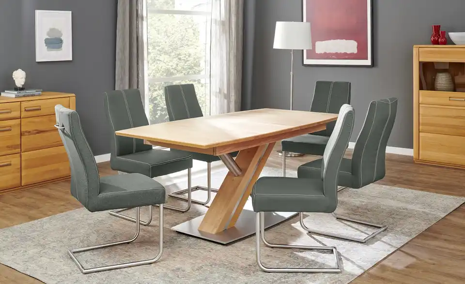 Woodford Säulentisch Tristan ausziehbar, in Wohnsituation