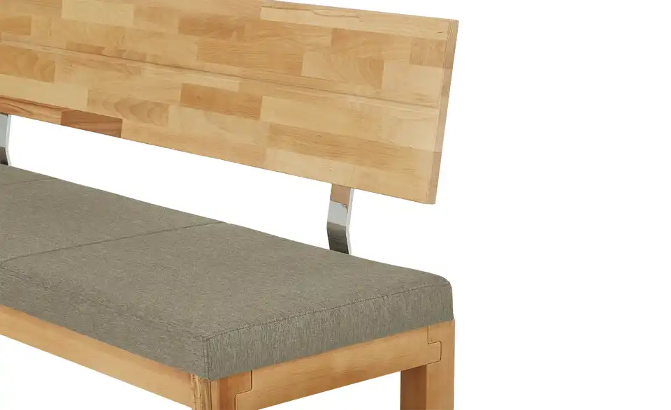 Woodford Eckbank Melia massiv, Detailansicht