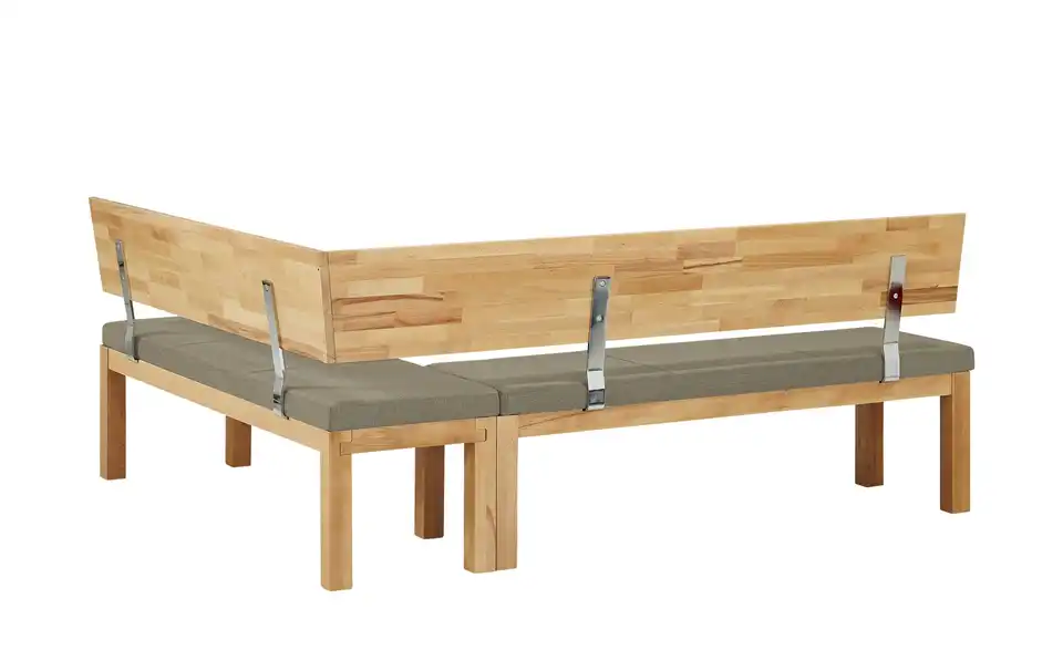 Woodford Eckbank Melia massiv, Rückansicht