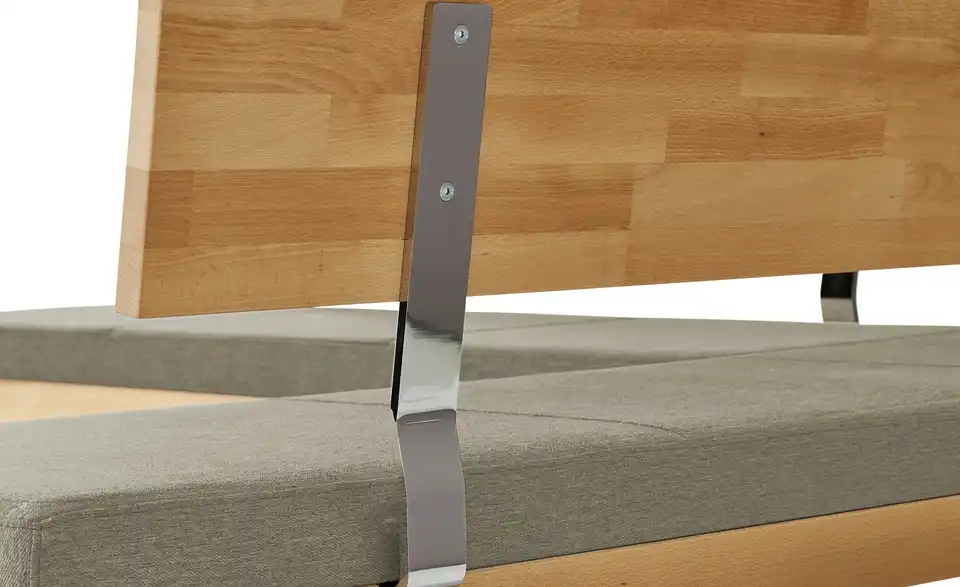 Woodford Eckbank Melia massiv, Detailansicht