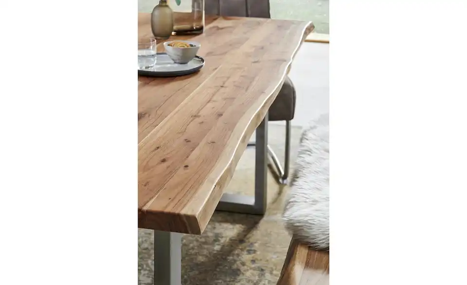 Dine + Mine Kufen-Sitzbank SigNature One massiv, Detailansicht