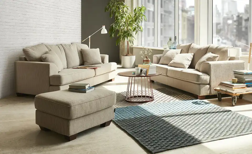 SOHO Hocker gestreift Franka, in Wohnsituation