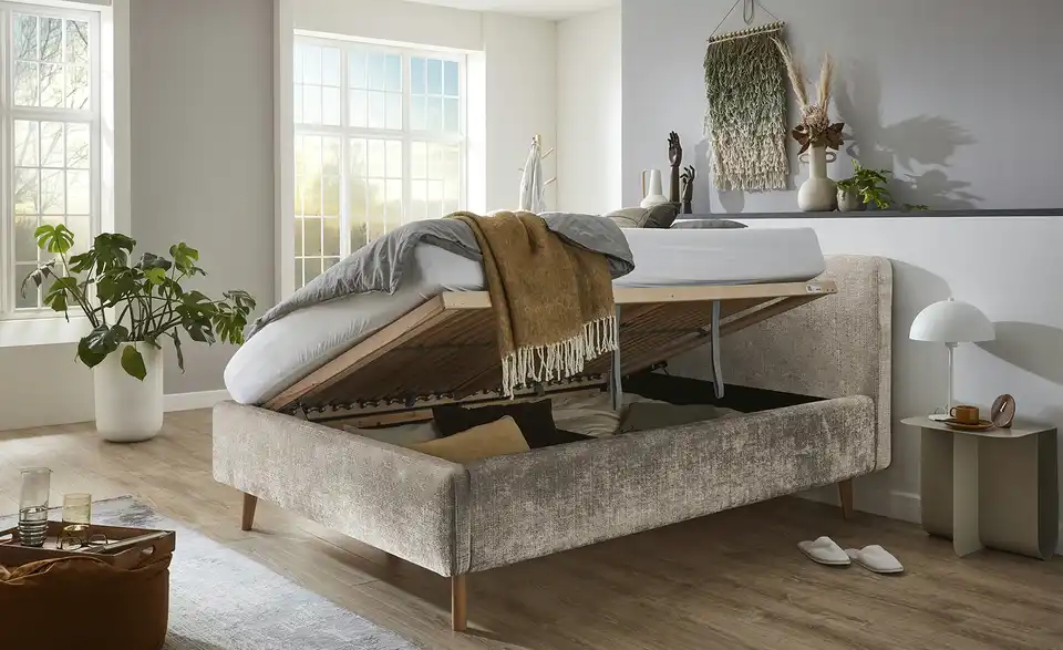 Polsterbett Mattis, in Wohnsituation