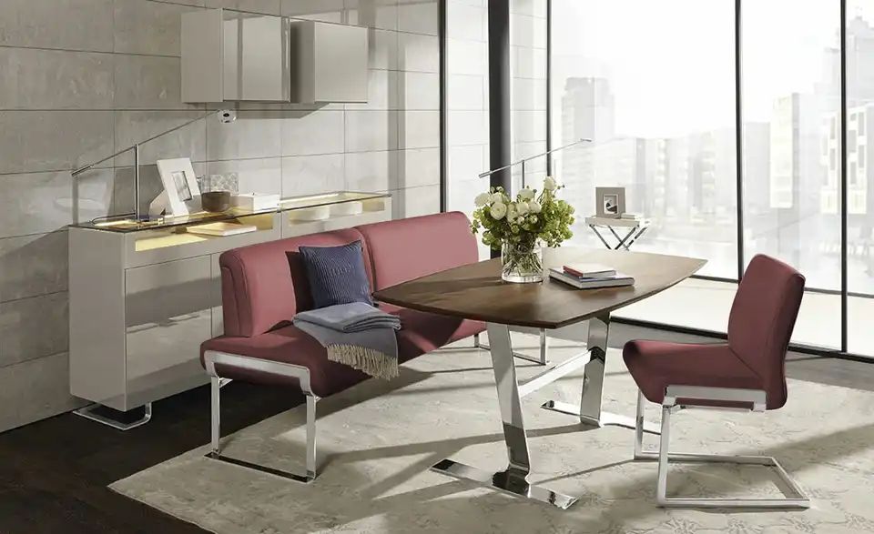 Sitzbank LEDER 007 Oxblood - Einrichtungsbeispiel