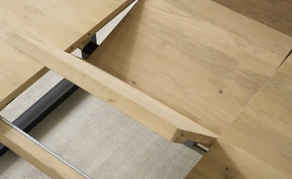 Gray & Jones Kufen-Esstisch Black Coast One ausziehbar, Funktionsansicht