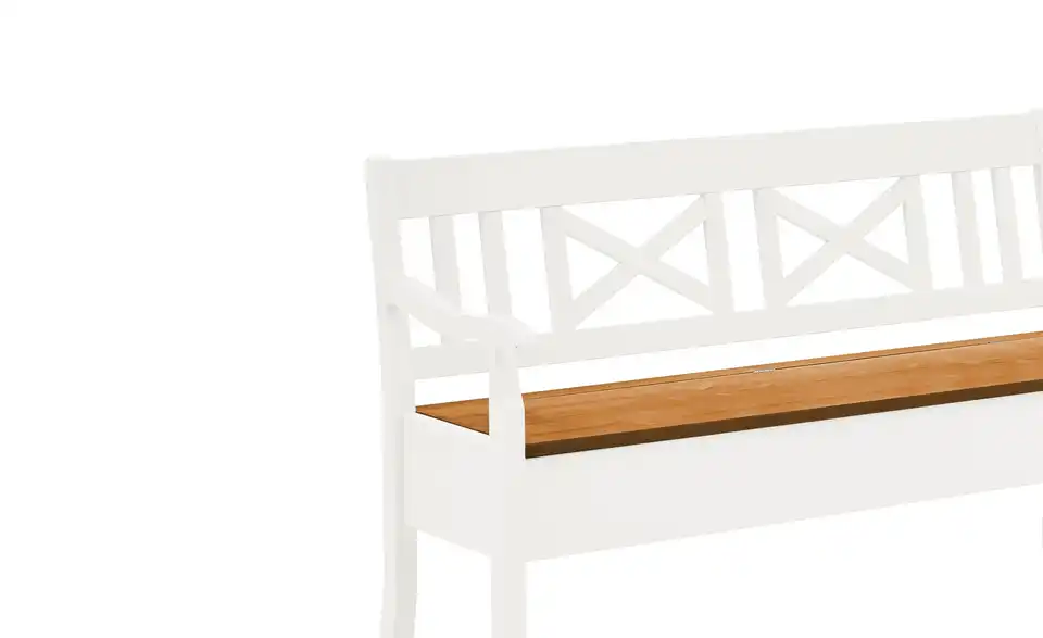 maison bleue Truheneckbank Florian massiv, Detailansicht