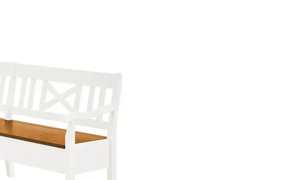 maison bleue Truheneckbank Florian massiv, Detailansicht