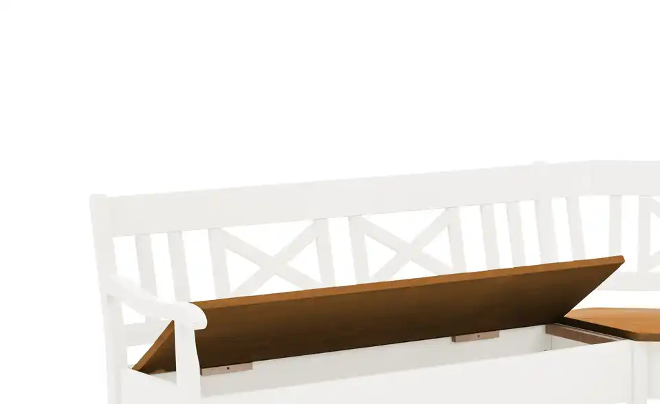 maison bleue Truheneckbank Florian massiv, Detailansicht