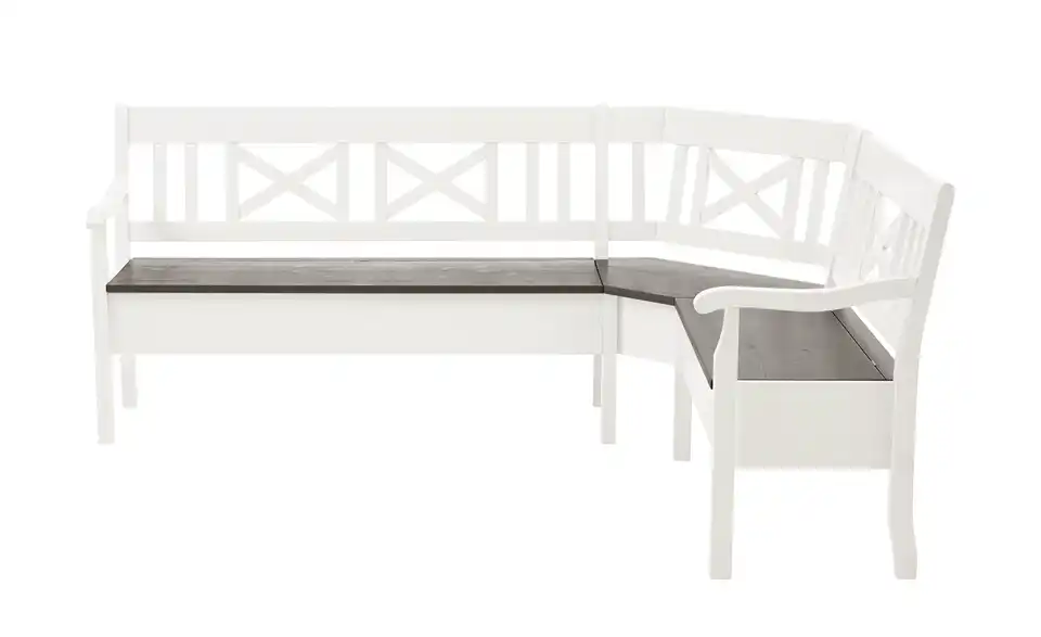 maison bleue Truheneckbank Florian massiv, Frontansicht