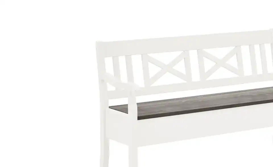 maison bleue Truheneckbank Florian massiv, Detailansicht