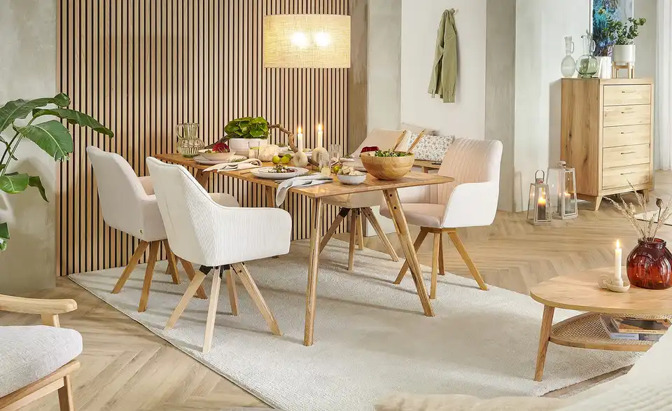 Polsterstuhl Benito drehbar, in Wohnsituation