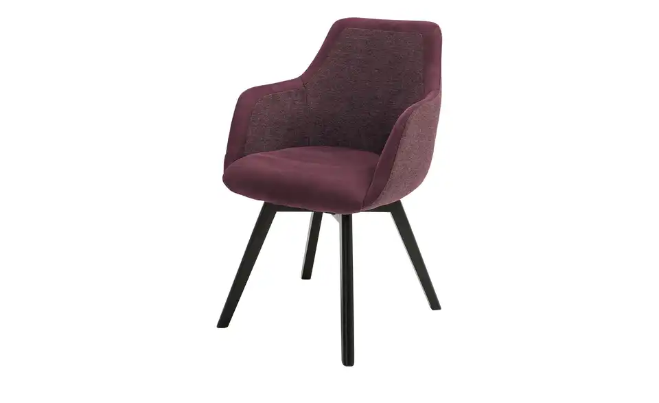 Dine + Mine Armlehnstuhl Corby mit Massivholzgestell, Perspektive