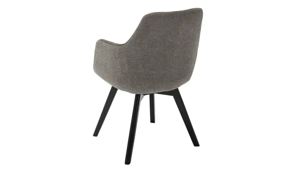 Dine + Mine Armlehnstuhl Corby mit Massivholzgestell, Rückansicht