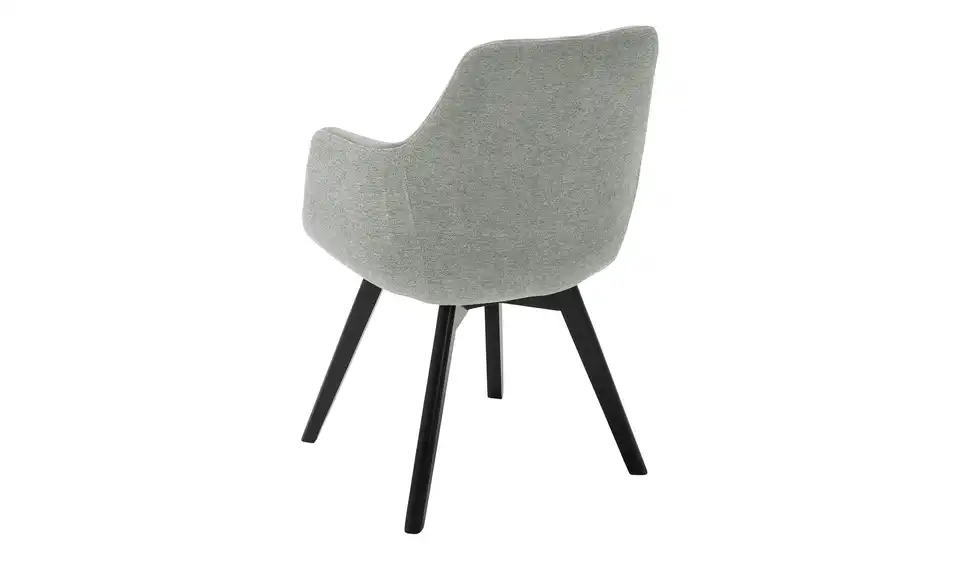 Dine + Mine Armlehnstuhl Corby mit Massivholzgestell, Rückansicht