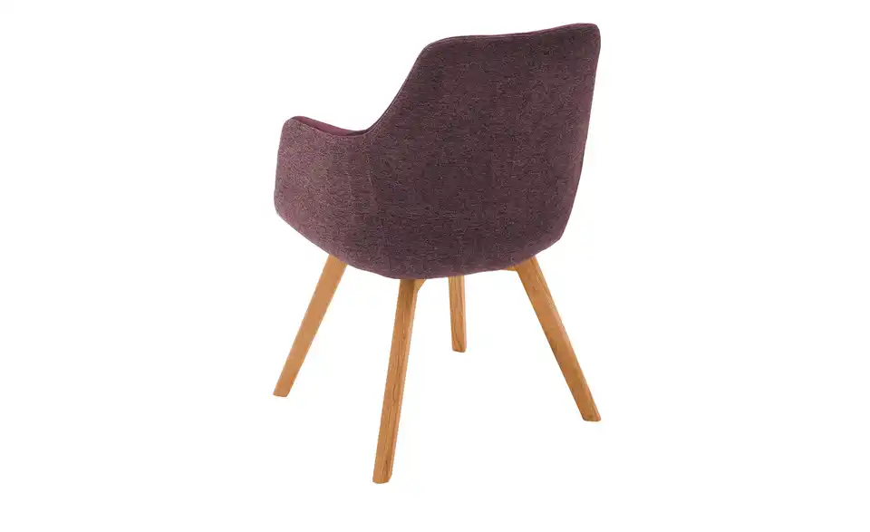 Dine + Mine Armlehnstuhl Corby mit Massivholzgestell, Rückansicht