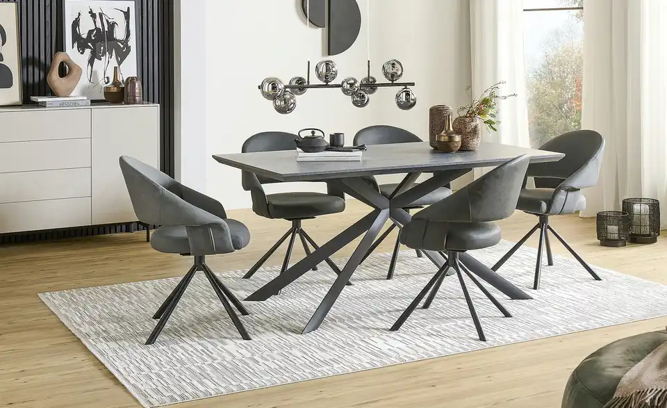 uno Esstisch Janek in Stein-Optik, in Wohnsituation