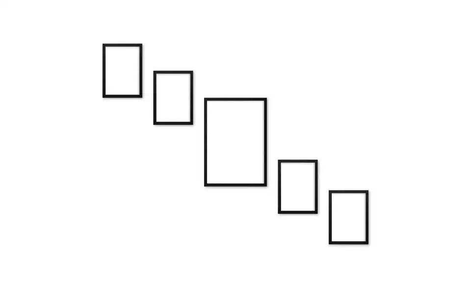 Bilderrahmen-Set, Rückansicht