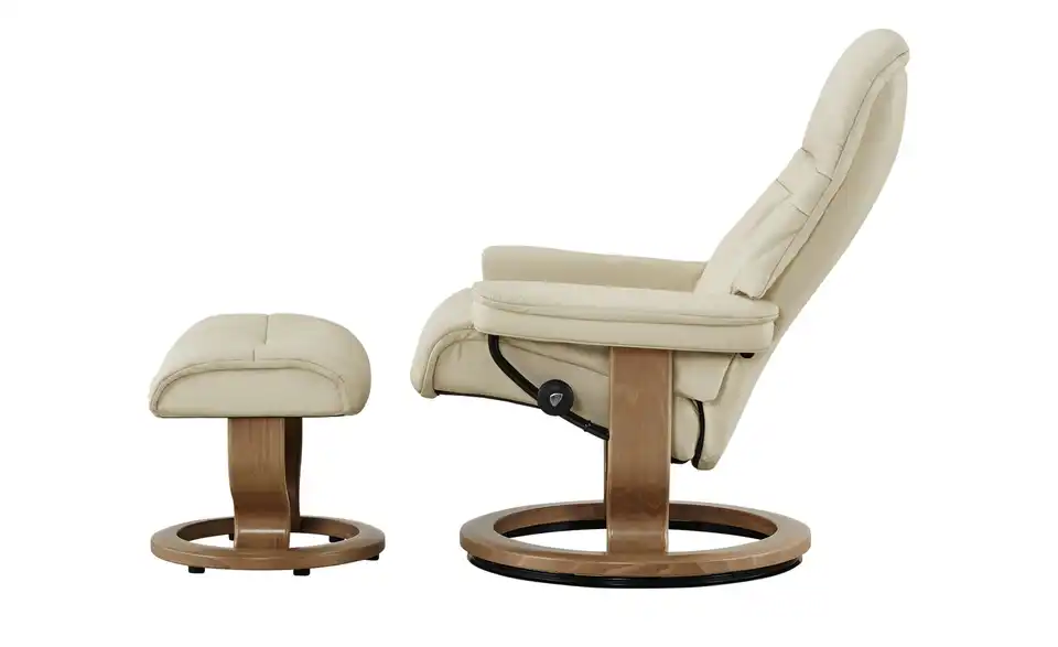 Stressless Relaxsessel mit Hocker Sunrise M Leder, Profilansicht