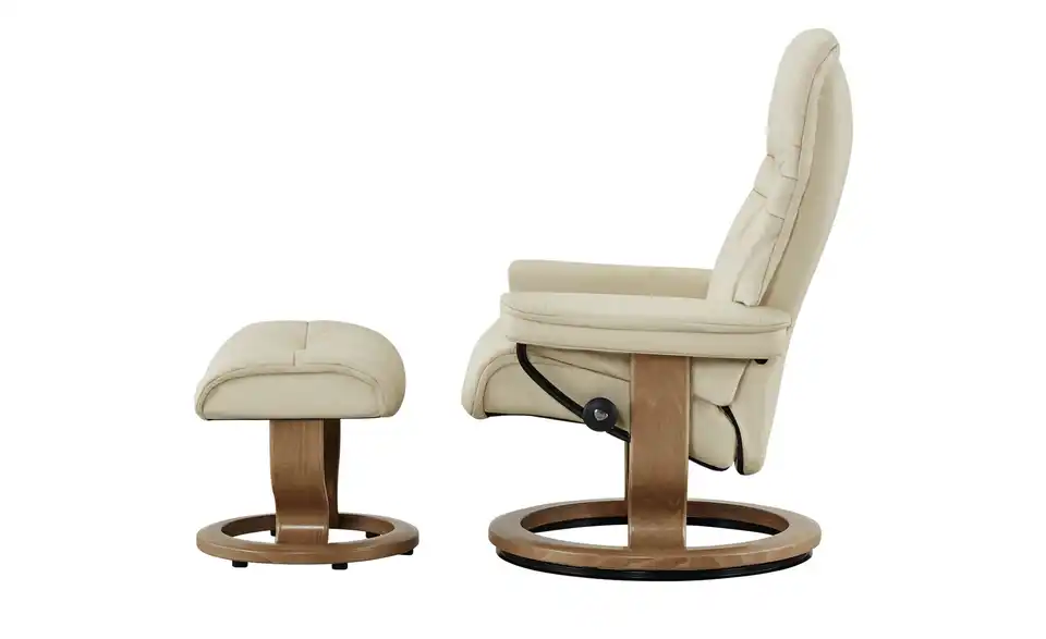 Stressless Relaxsessel mit Hocker Sunrise M Leder, Profilansicht